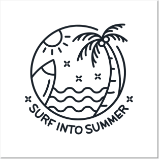 Surf Into Summer Posters and Art